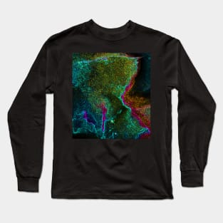 Black Panther Art - Glowing Edges 141 Long Sleeve T-Shirt